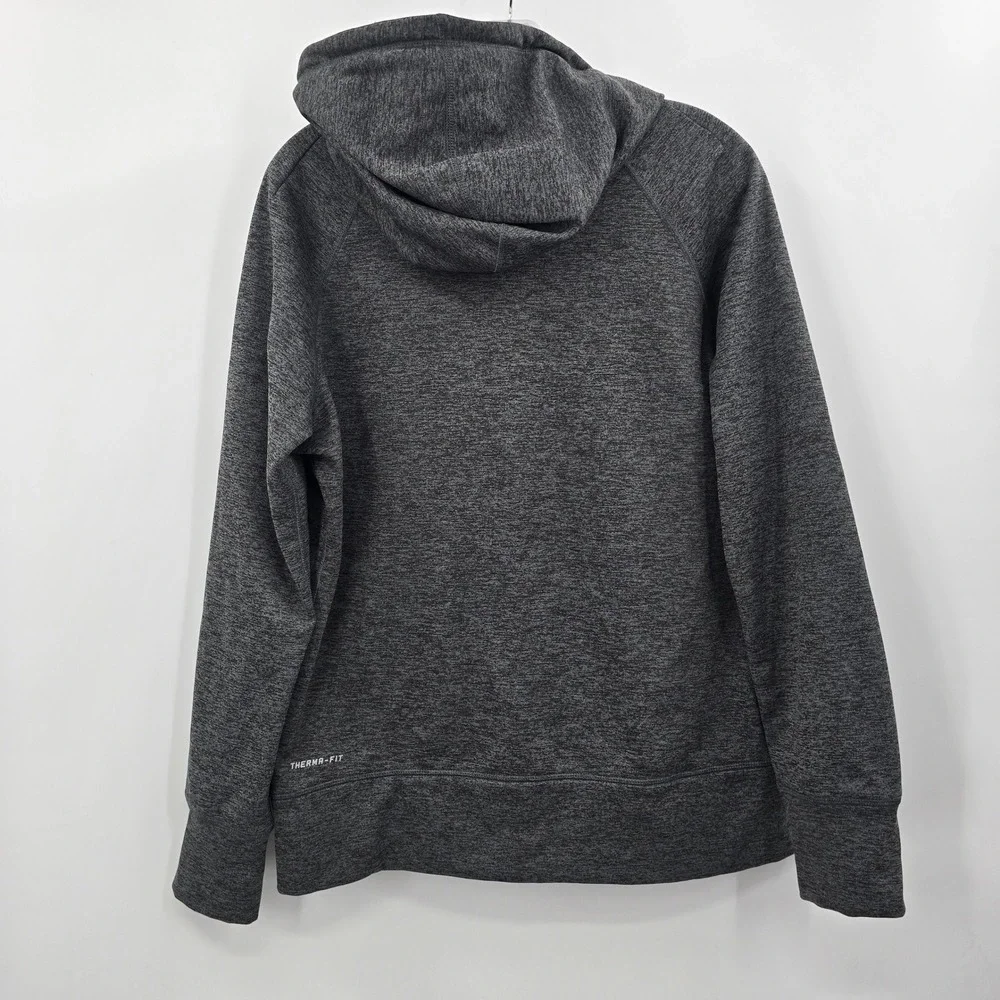 Nike Therma-FIT Jacket Womens Large Full Zip Hoodie Gray Heather